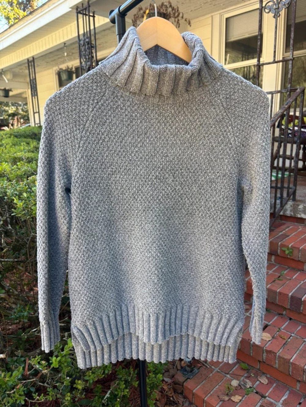 Patagonia Women’s Off Country Turtleneck Sweater XS Feather Grey